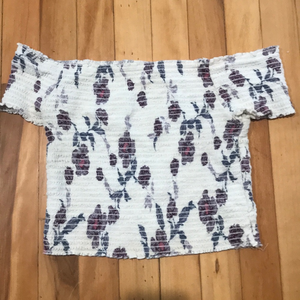 Flower crop top